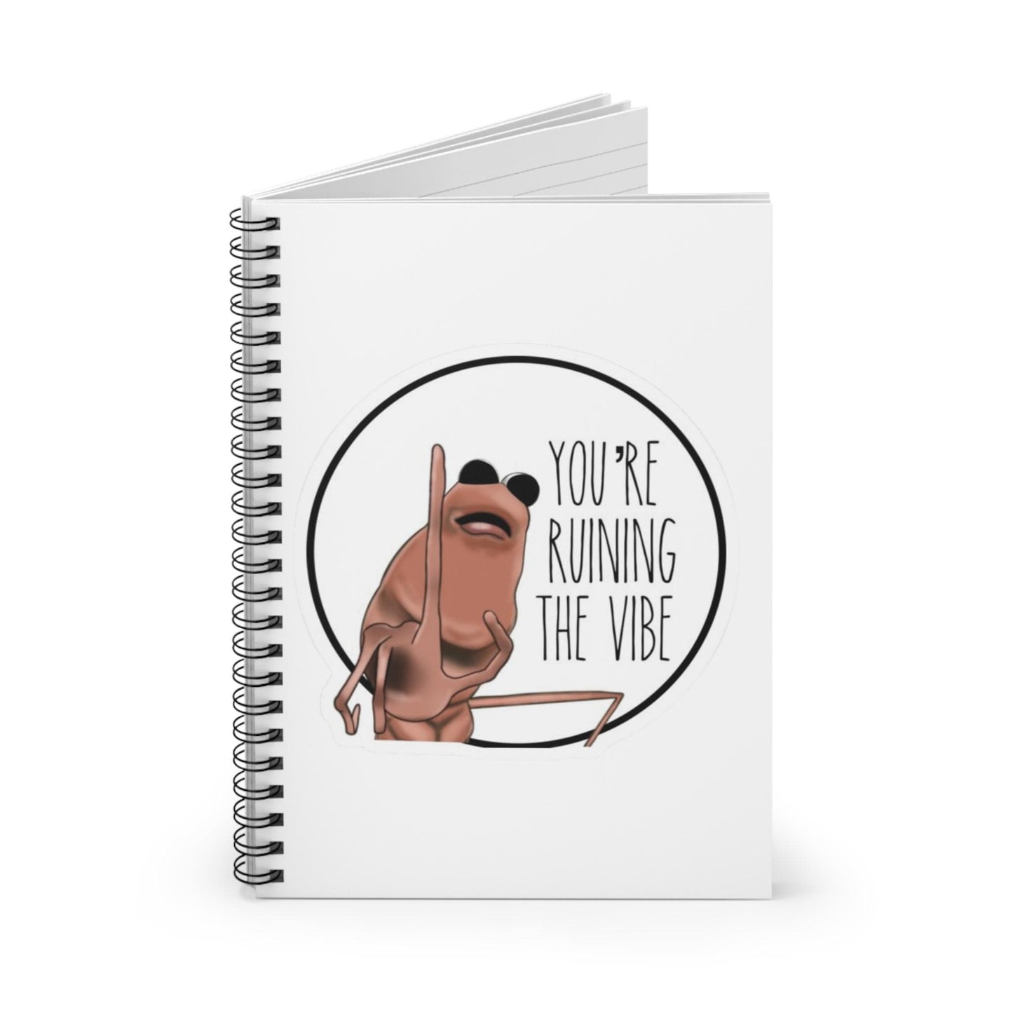 Marcus the Worm, Marcus VR Chat, Funny Notebook, Marcus Notebook, Spiral Notebook, Gamer Gift