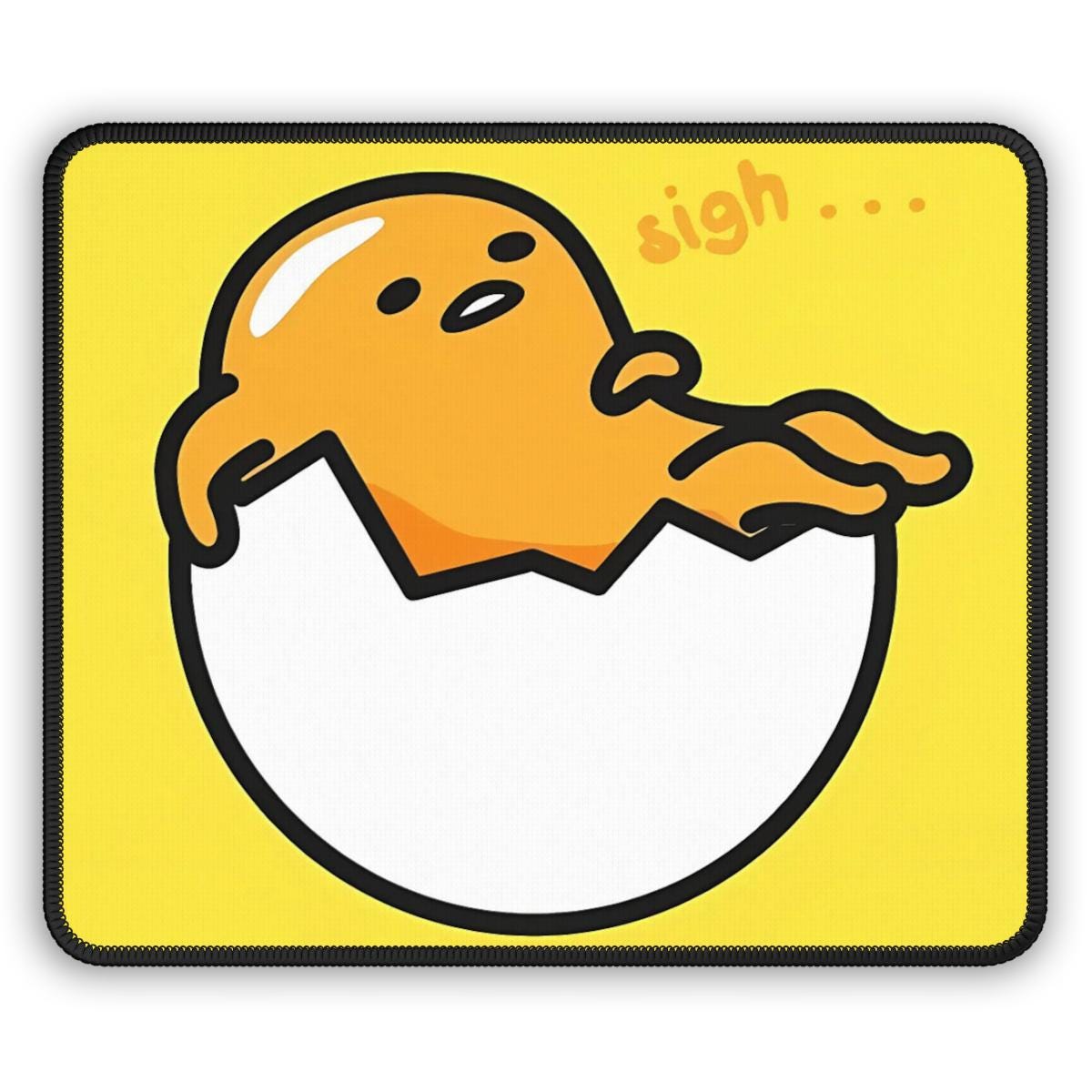 Lazy Egg Mousepad: Funny Gaming Desk Mat