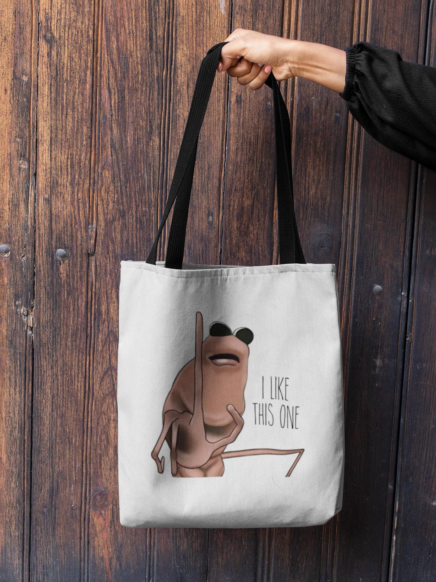 Marcus the Worm Tote Bag: Funny VR Chat Gamer Gift