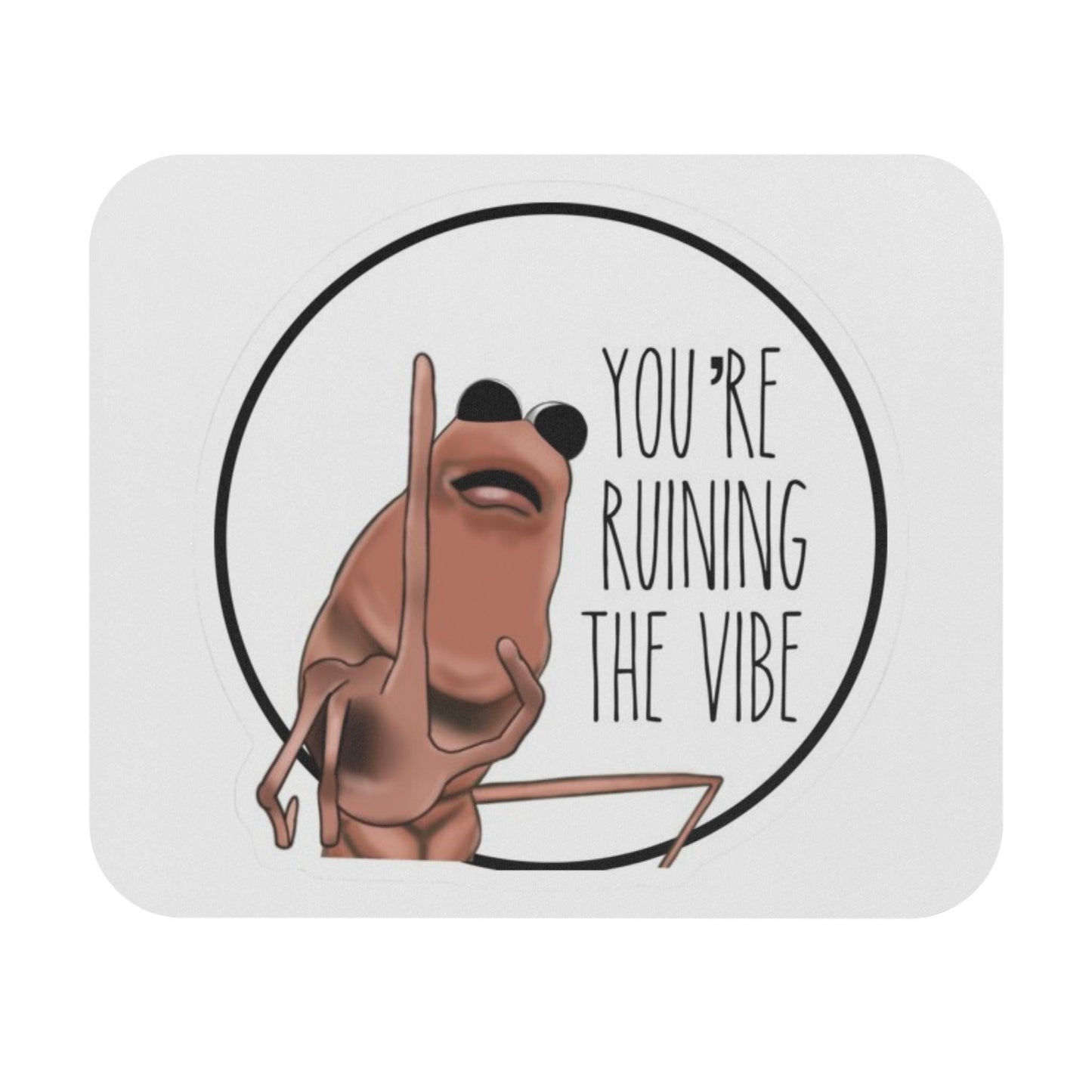 Marcus the Worm Mousepad: Funny Meme Desk Accessory