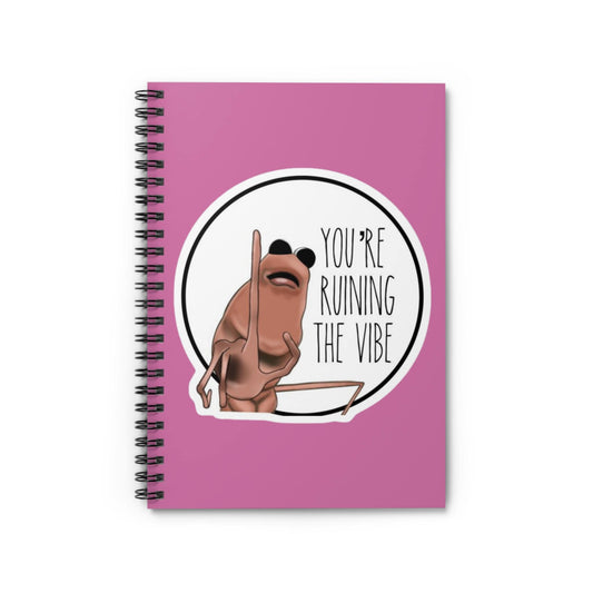 Marcus the Worm, Marcus VR Chat, Funny Notebook, Marcus Notebook, Spiral Notebook, Gamer Gift