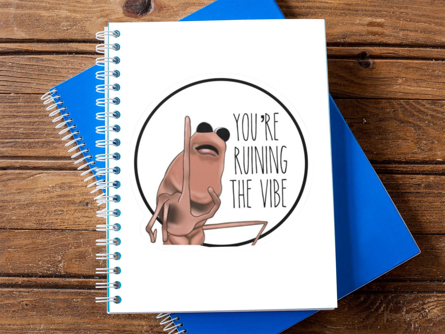Marcus the Worm, Marcus VR Chat, Funny Notebook, Marcus Notebook, Spiral Notebook, Gamer Gift