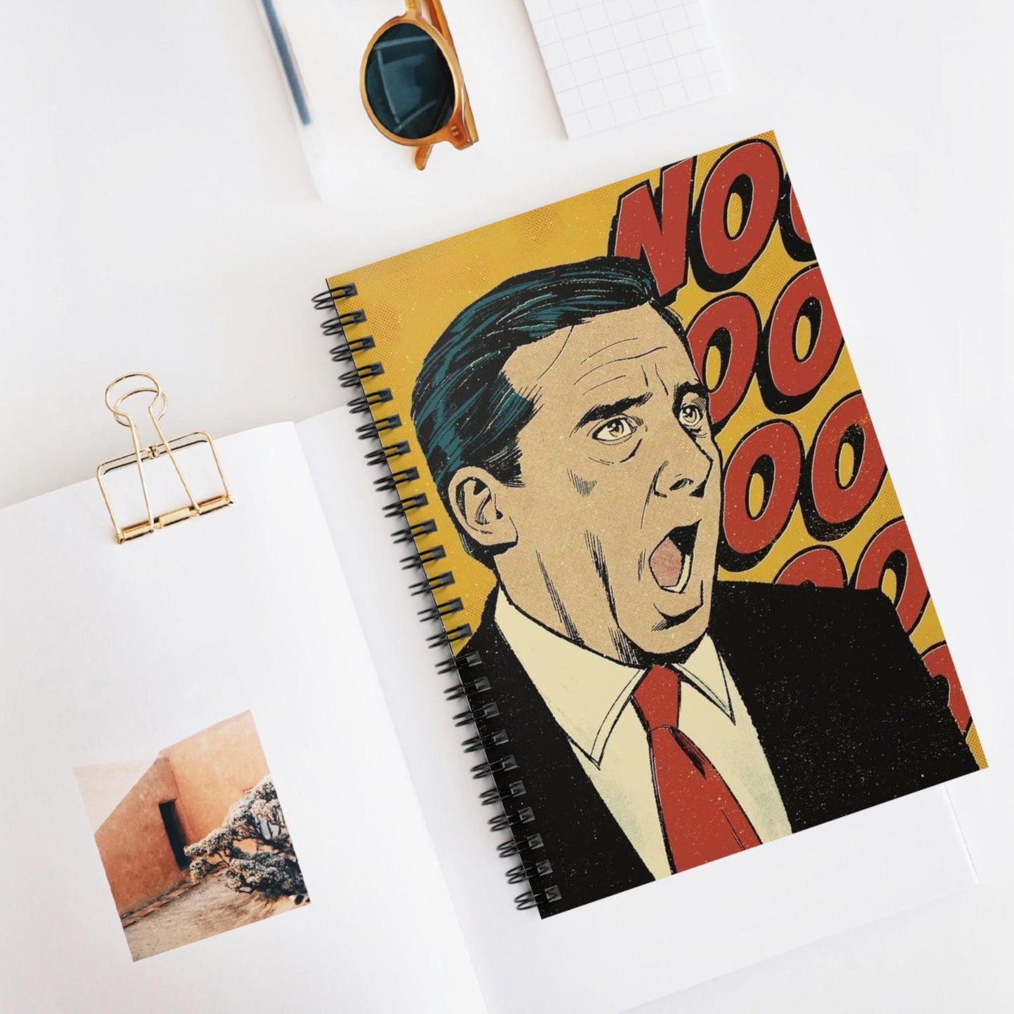 Funny Notebook, The Office Notebook, Michael Scott, Gag Gift, Notebook, Spiral Notebook