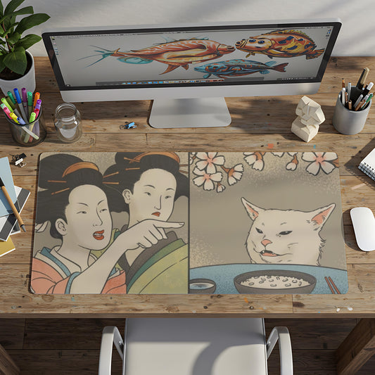 Desk Mat, Meme Desk Mat, Funny desk mat, Anime desk mat, Aesthetic Desk Mat, Coworker Gift, Office Decor, Desk Decor, Novelty Gift