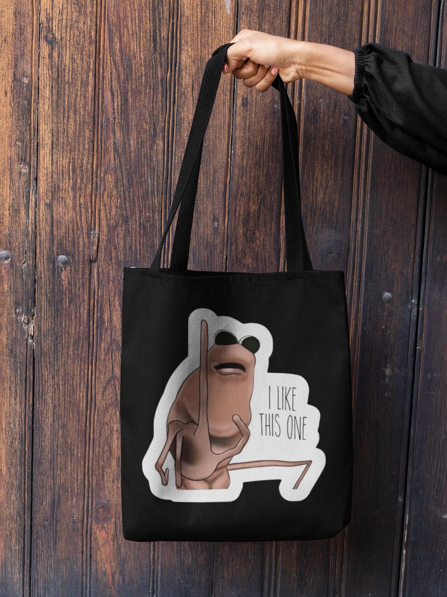Marcus the Worm Tote Bag: Funny VR Chat Gamer Gift