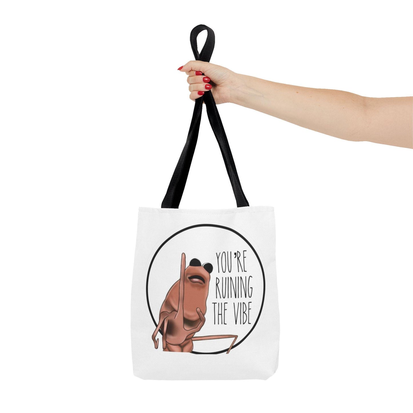 Marcus the Worm Tote Bag: Funny VR Chat Gamer Gift