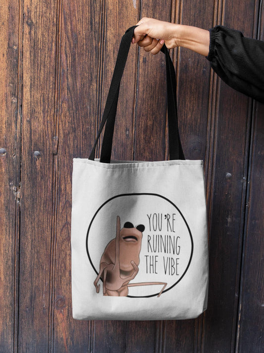 Marcus the Worm, Tote Bag, Funny Tote Bag, Marcus VR Chat, Cute Tote Bag, Funny Gift, Cute Bag, Gamer Gift