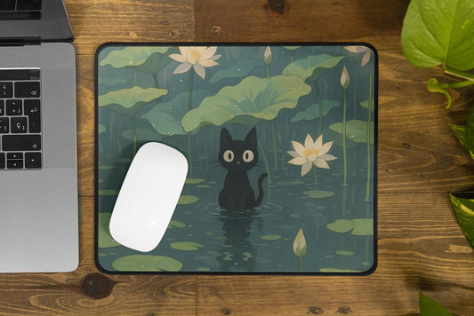 Kawaii Cat Mousepad: Anime Soot Sprite Desk Mat