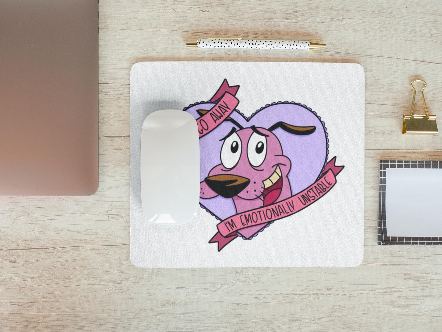 Funny Meme Mousepad: Sarcastic Humor Desk Decor