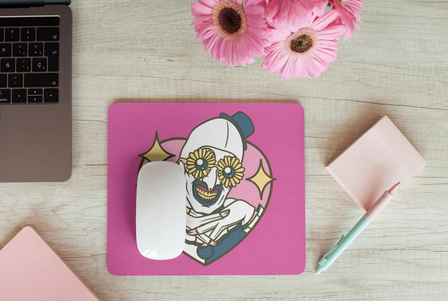 Terrifier Mousepad: Horror Art the Clown Desk Decor