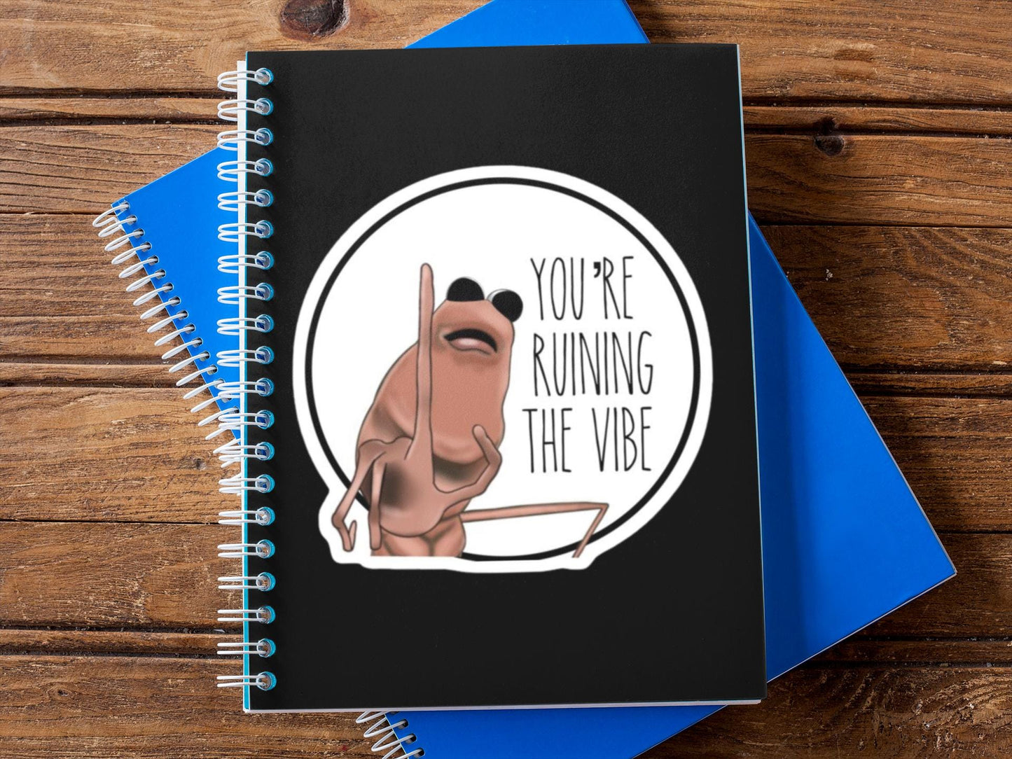Marcus the Worm, Marcus VR Chat, Funny Notebook, Marcus Notebook, Spiral Notebook, Gamer Gift