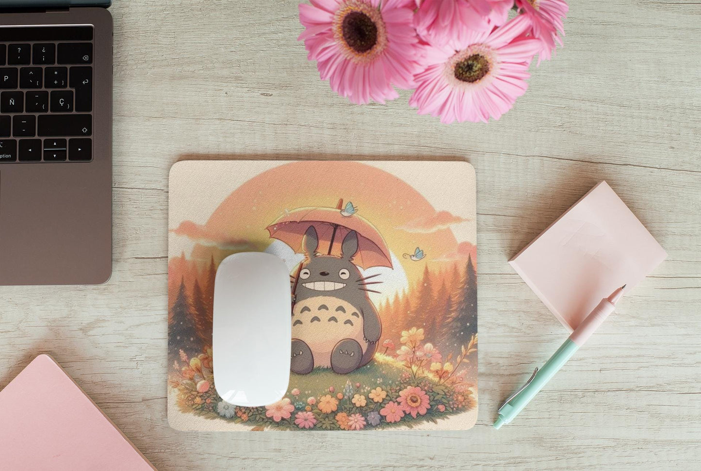 Kawaii Anime Mouse Pad: Studio Ghibli Style Desk Decor