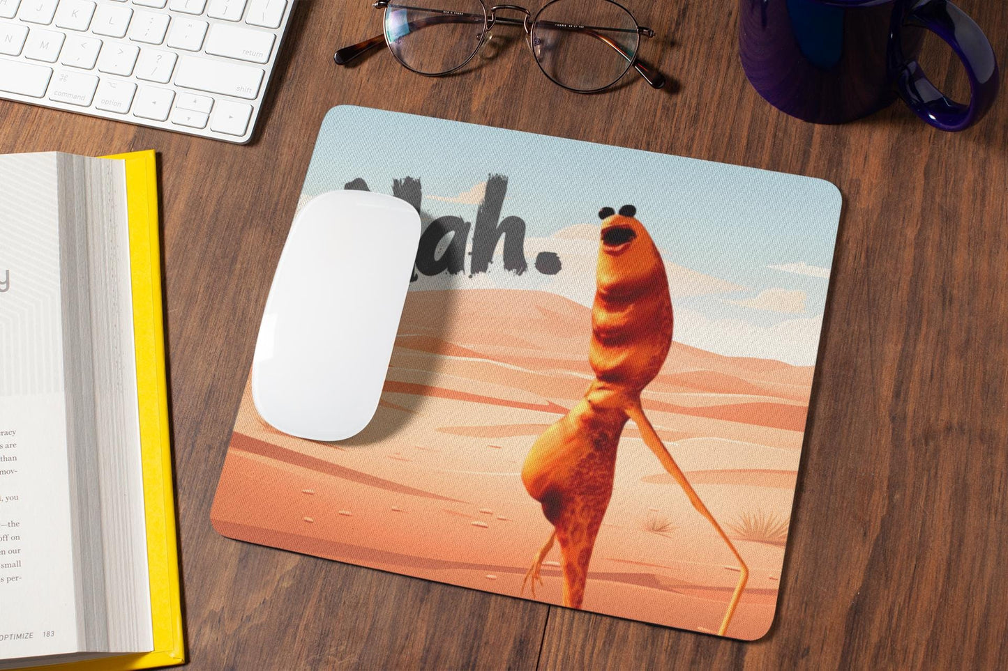 Marcus the Worm, Marcus VR Chat, Marcus Mousepad, Funny Mousepad, Gaming Mousepad